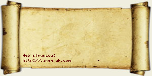 Nadja Olujić vizit kartica